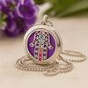 Essential Oil Diffuser Necklace Hamsa Chakra 30mm