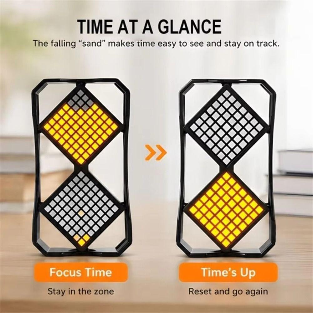 Cyber Style LED Electronic Hourglass Technology Sense Hourglass Timer 1-30 Min Timer DIY