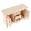 1/12 Dollhouse Miniatures Mini Simulated Wooden Cabinet Model Toy Accessories