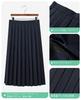 Uniform Skirt Plain Navy Black Length Pleated Skirt Long School Skirt High School Girl Cosplay Pleated Skirt JK Sailor Suit Skirt Uniform Skirt Navy
