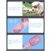 400 мл Бутылка для воды для собак Пищевой Lkproof Экономия воды Портативная Миска-диспенсер для воды для собак с ремешком для улицы