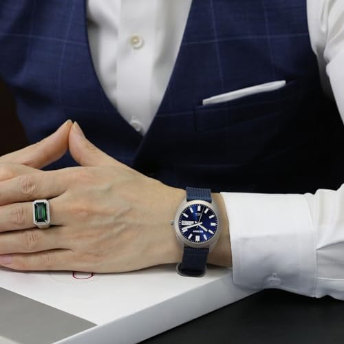 BERNY Titanium Watch Men's Watch Men's Watch Japanese Quartz Movement Titanium Analog Quartz Watch 10ATM Water Resistant Super Luminous