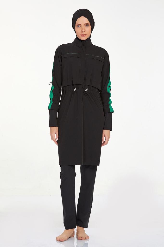 Женский Мусульманский Скромный Исламский Полный Чехол Буркини Пляжный Купальный Костюм Купальники Хиджаб Пляжная Одежда Купальник 