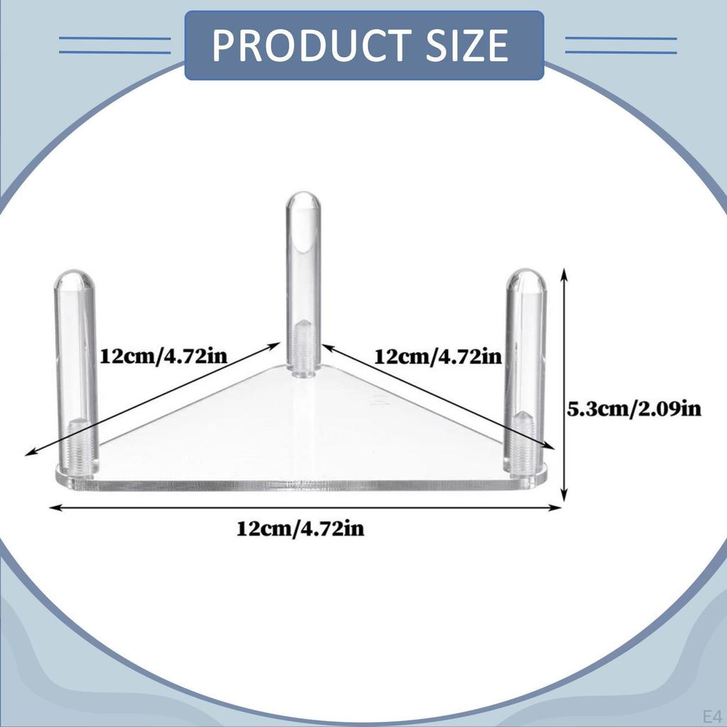 Акриловая подставка для мяча Держатель для хранения баскетбольных мячей Спортивная стойка для боулинга, регби