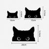 Car Styling Car Vinyl Decal Car Window Sticker Big Eyes Cat Sticker Auto Decoration Sticker