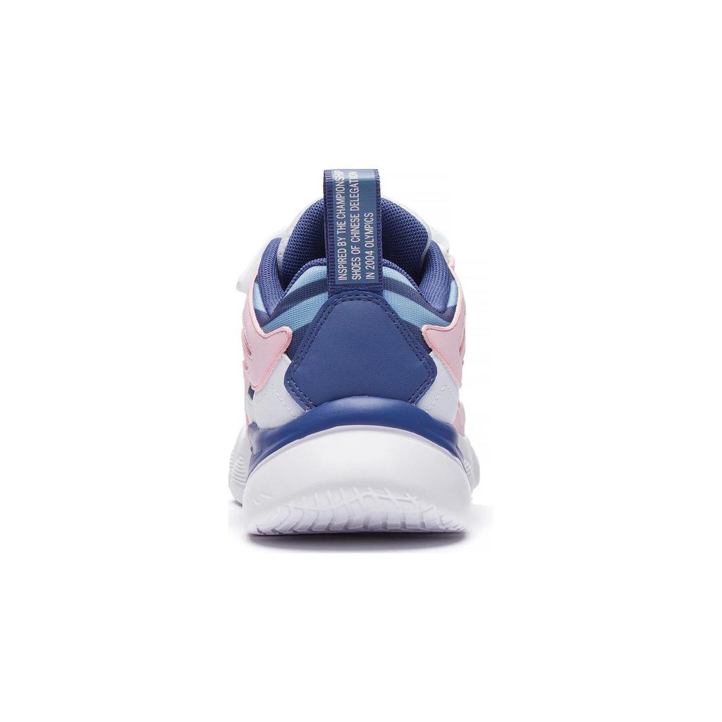 Li Ning Kids Big Aurora Sports Trend повседневная обувь с низким верхом Детская повседневная обувь белого цвета YKCQ274-74