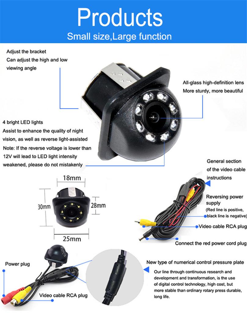 7" HD Car Multimedia Player 2DIN Touch Screen Auto Stereo MP5 Bluetooth USB TF FM Player with Dynamic Track Camera