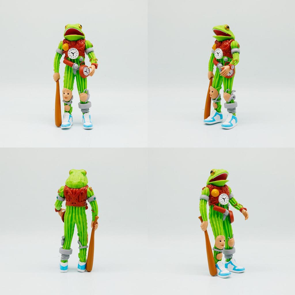 Итальянский Бред Аль Кактус Часы Фьюжн Монстр ПВХ Игрушка с Дизайном Кроссовки для Декора Детской Игровой Комнаты