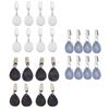 8pcs Tablecloth Weights Marble Stone Table Cloth Fixing Clip Holder for Family Party Camping Garden Picnic Supplies