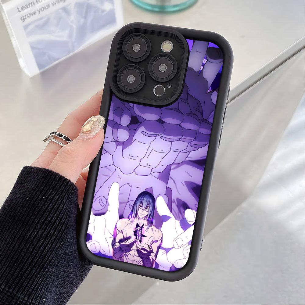 Чехол для телефона JJK Махито для iPhone 17 16 15 14 13 12 11 Air Pro Max Plus Черный Мягкий ТПУ Ударопрочный Чехол