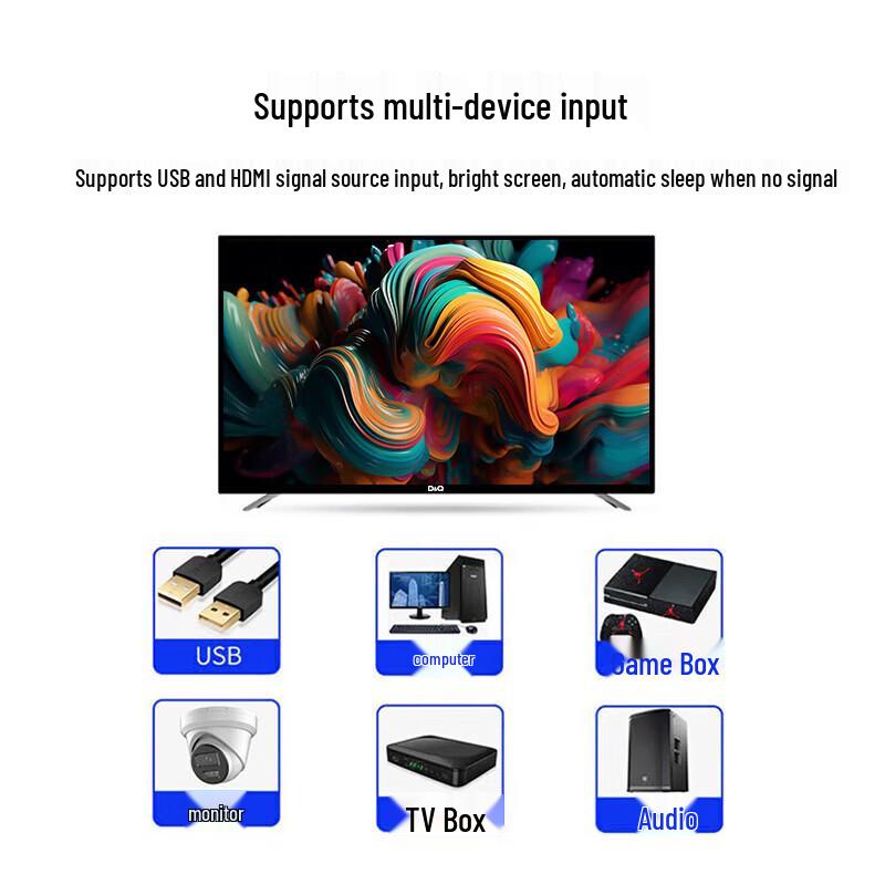 D&Q Commercial Display Monitor CN plug (adapter included)