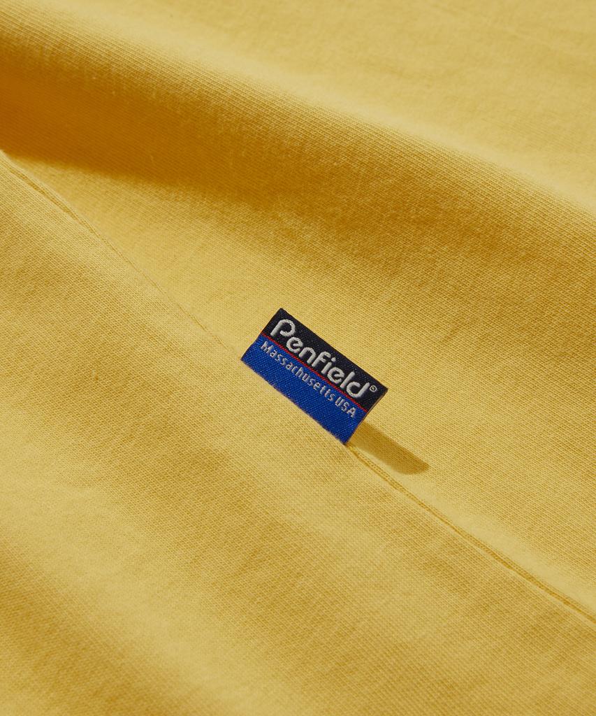 PENFIELD Винтажная серия Рыцарская футболка с коротким рукавом Желтая_Fs2Kt43U