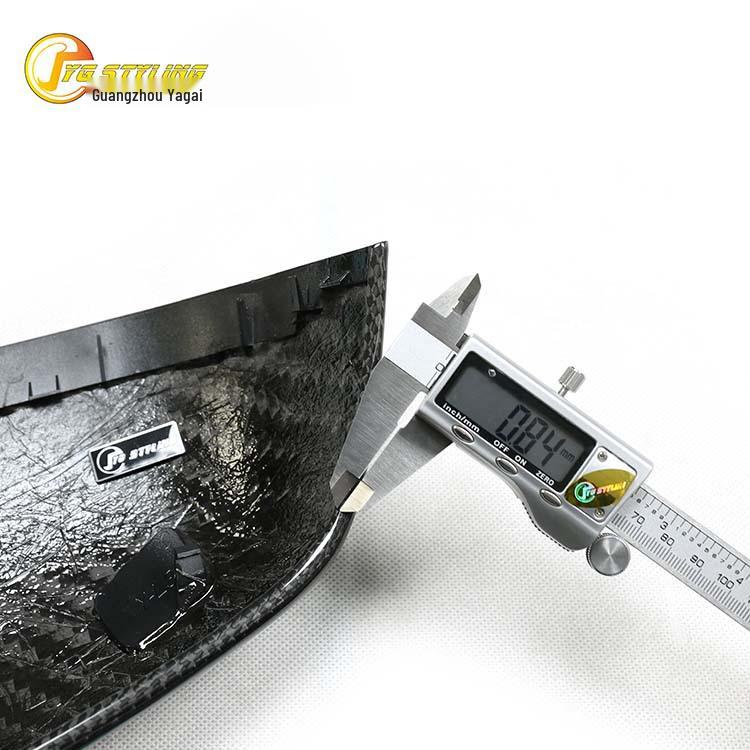 Tesla Model Y Carbon Fiber Rearview Mirror Cover - Dry Carbon Replacement Cap Accessories
