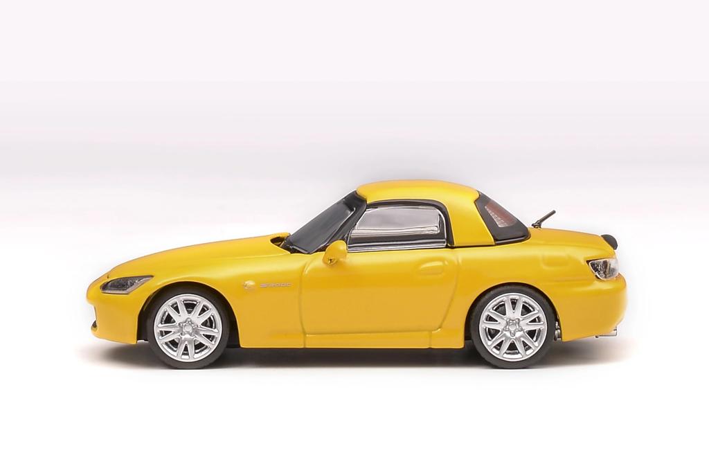 MOTORHELIX Honda S2000 Литая Indy Yellow Pearl Серия Magnet M65102 1/64 (АП2) Автомобиль, правый руль,