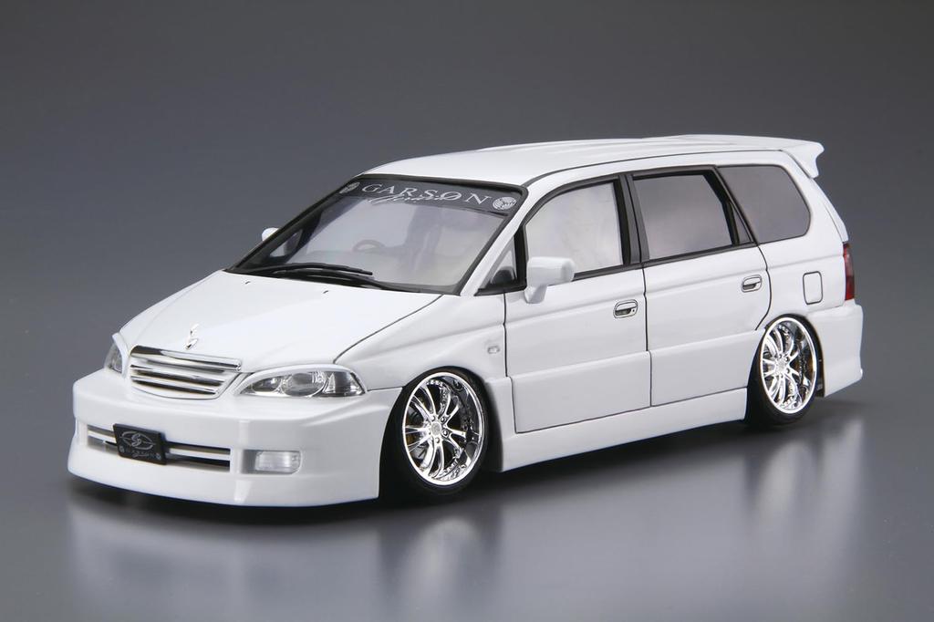 Aoshima Bunka Kyozai The Tuned Car Series Honda Garson Gelade RA6 Odyssey Plastic Model Car 1/24 No.53 '01