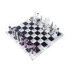 Transparent Acrylic Chess Set: Wear-Resistant Pieces & Plexiglass Board for a Luxurious Desktop Game Experience