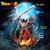 Dragon Ball Glowing Goku Spirit Bomb Figure Premium Version Toy Ornament