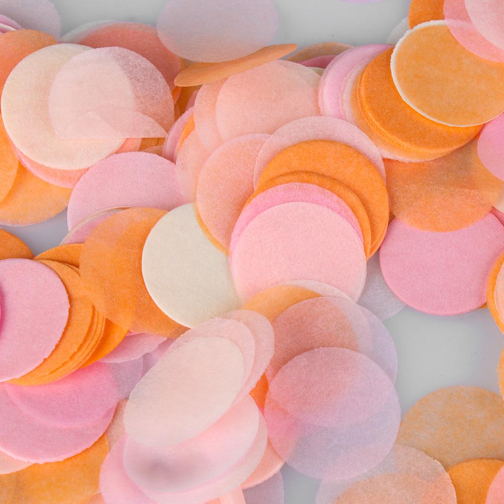 Pink Dots Mixed Colors Wedding Round Party Decorations Filling Balloons Confetti Tissue Paper