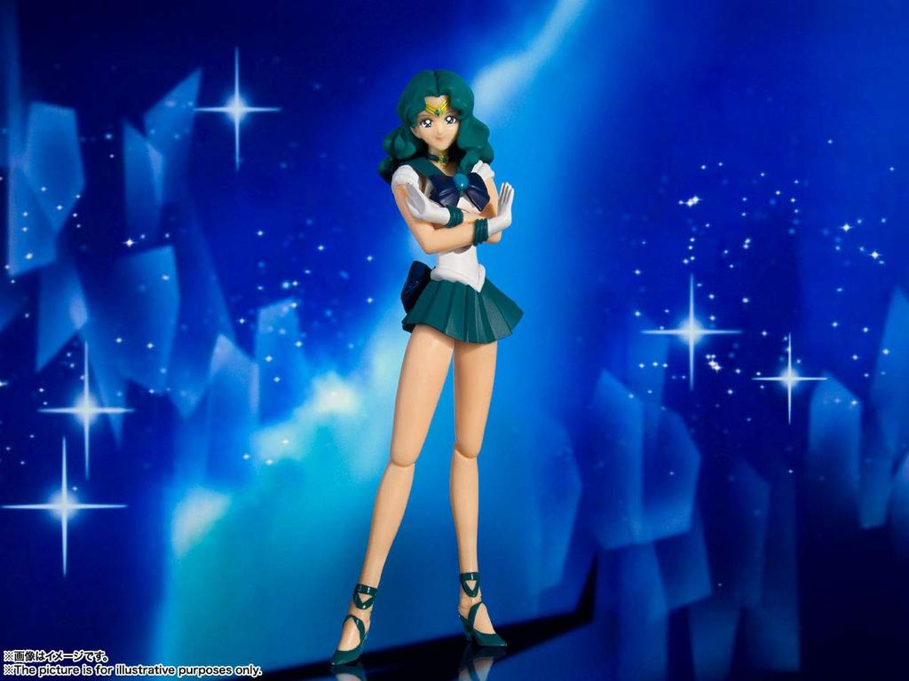 TAMASHII NATIONS Sailor Moon Sailor Neptune Color 150mm Painted Movable Figure BAS61281 S.H.Figuarts -Animation Edition- Approx. ABS&PVC