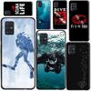 Scuba Diver Diving Phone Case For Samsung A72 A52 A42 A32 A12 A10 A20S A30 A50 A70 A20e A21S A11 A41 A51 A71