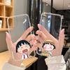 Чехол для телефона RUICHI Cute Chibi Maruko Chan для Samsung GalaxyS20 S21 S30 FE Lite Plus A21 A51S Note20 Прозрачный чехол