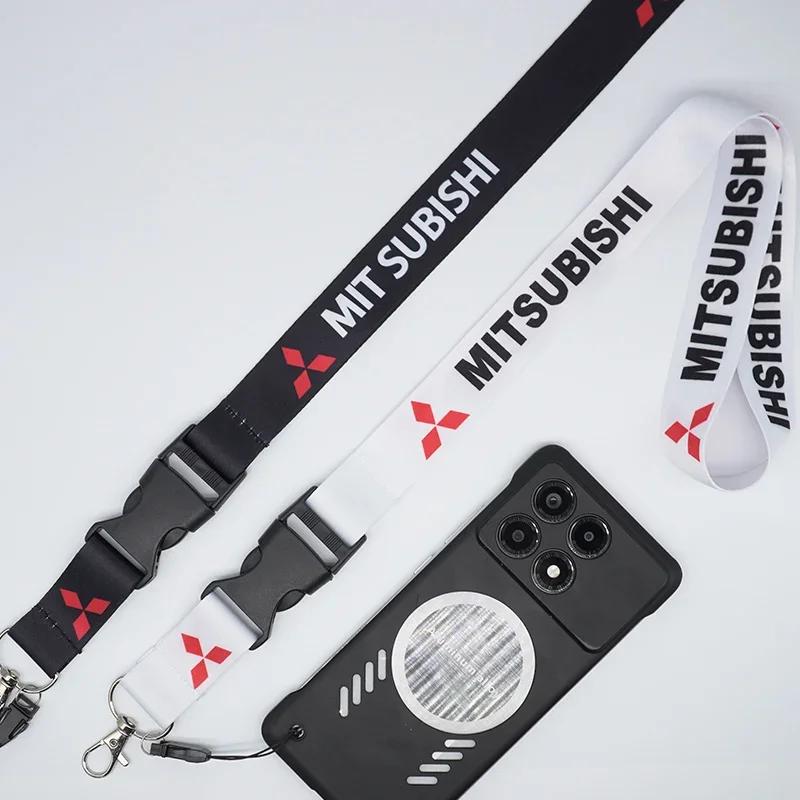 Автомобильный брелок Держатель ID Шнурок на шею для мобильного телефона Для Mitsubishi Outlander Lancer 10 9 ASX RALLIART Eclipse L200