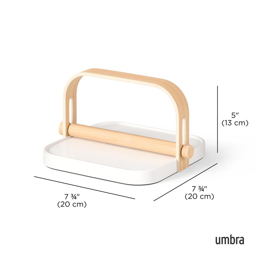 Umbra Paper Napkin Holder White Natural Bellwood [Official] W23×D20×H13cm