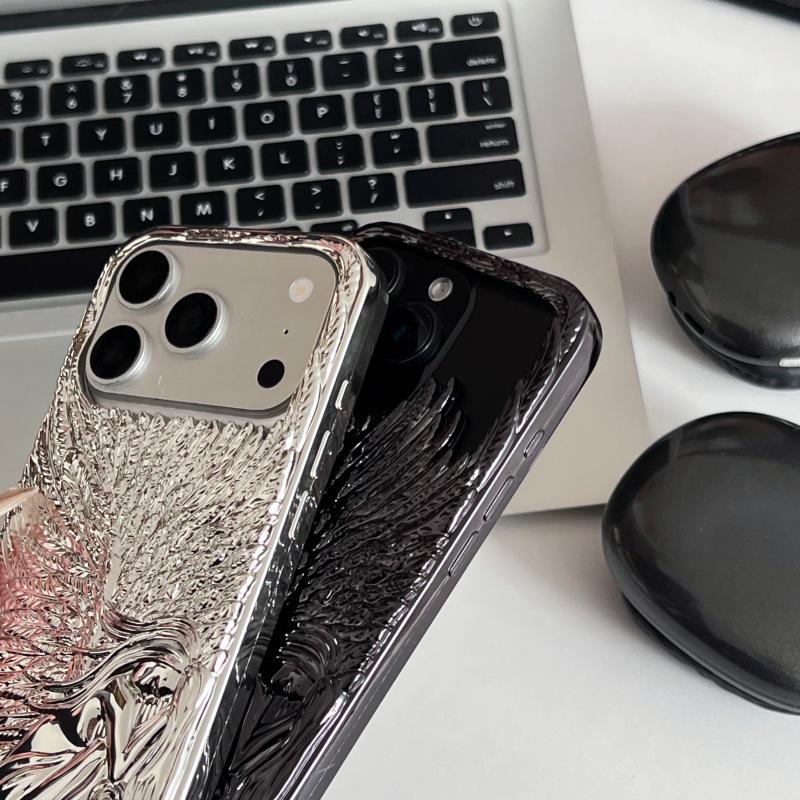 Стильный чехол для телефона с крыльями ангела для iPhone 17 Pro/16/15/14/13/13 Pro Max