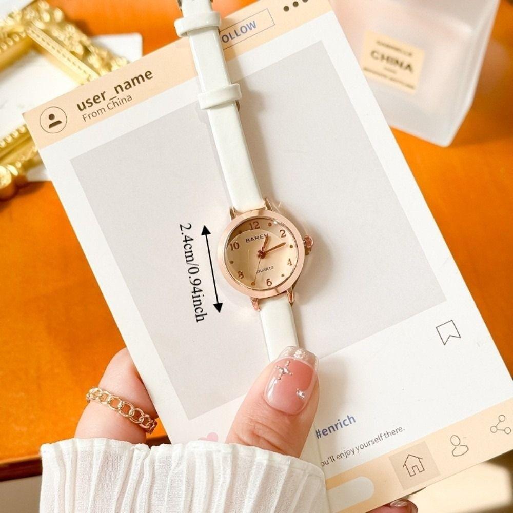 Circular Watches for Women Leather Strap Bracelet Watch New Wrist Watches  Female Gifts