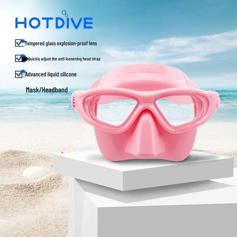 Маска HOTDIVE высокой четкости для снорклинга и фридайвинга