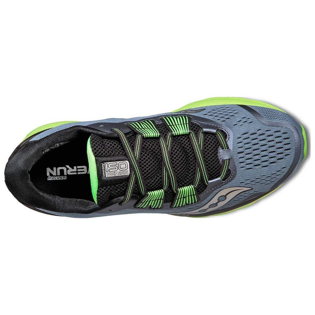 SAUCONY Zealot Iso 3 Мужские Серые Черные Беговые Кроссовки S20369-1