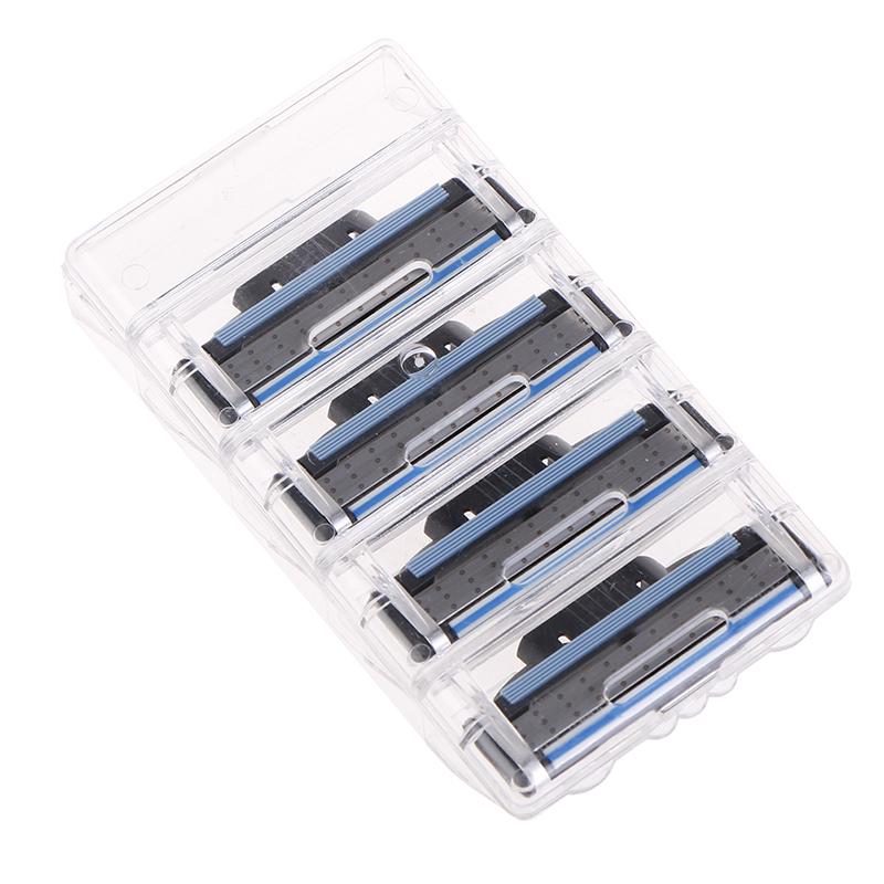 4 шт. Мужские бритвенные лезвия для Gillette Fusion 3-слойные сменные кассеты для бритвы