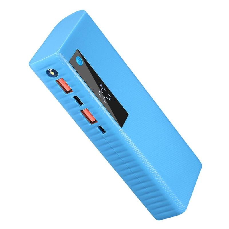 Корпус-кейс для Powerbank на 5 аккумуляторов 20650 с быстрой зарядкой, не требующий пайки, для использования на открытом воздухе, в путешествиях, в экстренных ситуациях