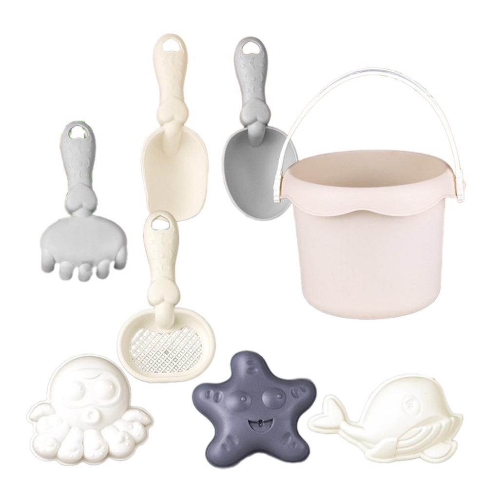 Пляжная игрушка для игр с песком на открытом воздухе, игрушка-ведро с лопаткой и граблями, игрушка для сада и двора, игрушка для игр с водой в ванной, детская развивающая игрушка