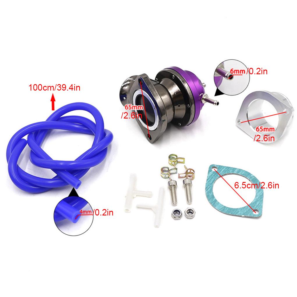 Universal Type-RS Turbo Blow Off Valve Adaptor Adjustable 25psi Car BOV Blow Dump Off Valve Universal Blow Off Valve Kit