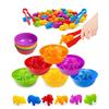 Plastic Sorting Game Animal Puzzle Toy Educational Color Sorting Bowl Toy  Children Kids Boys