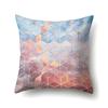 Ins Marble Polyester Pillowcase Car Decoration Home Printed Car Waist Cushion Pillowcase Pillowcase Car Decoration