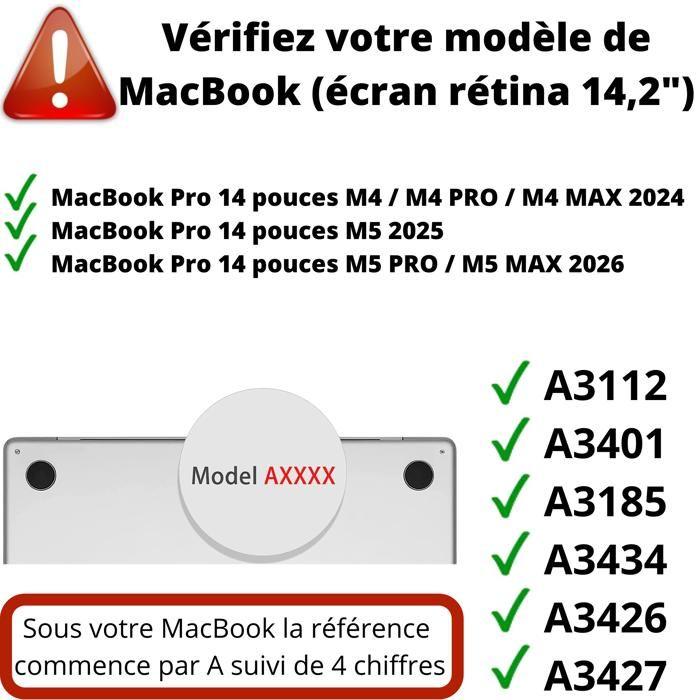 Чехол для MacBook Pro 14 (14,2) M4 M5 - Защита 360 Жесткий Прозрачный Чехол Phonillico®