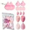 14Pcs/Set Powder Puff Makeup Sponge Kit Latex Free Foundation Blending Liquid Powder Cream Application Beauty Sponge Blender Women Makeup Tools