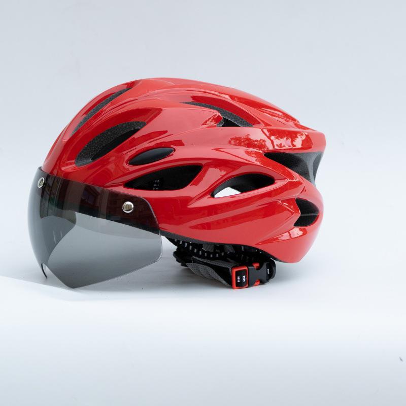 Unisex Mountain Bike Helmet with Goggles