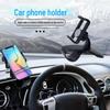 Popular Rotating Clip-On Car Phone Holder for Navigation On Instrument Panel.