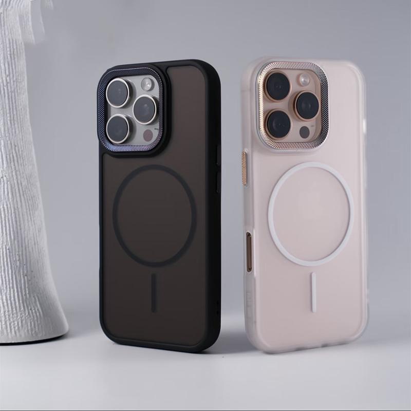 Чехол Spiricle Camera Magsafe для iPhone 16 15 Pro Max 14 13 12 11 Pro Max Матовый Магнитный PC Ударопрочный Чехол для iPhone16