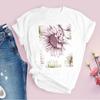 Women Tshirt Funny Flower Graphic Short Sleeve T-Shirts Female Harajuku Summer Oveersized T-Shirt Female 90S Style Vintage Tops