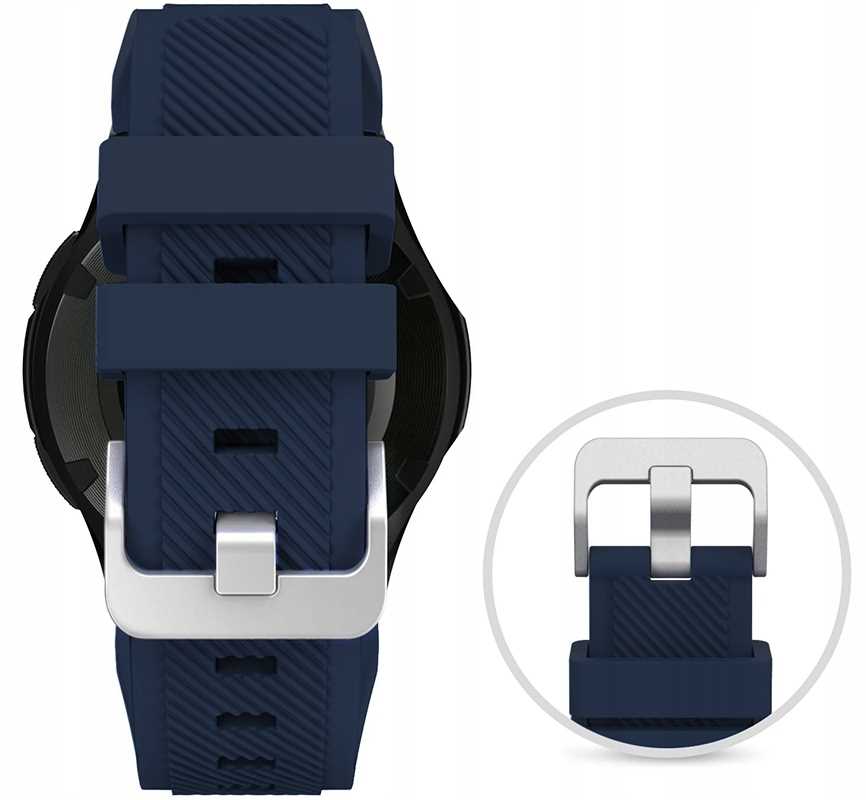 Sc Watchband 22Mm Navy Blue