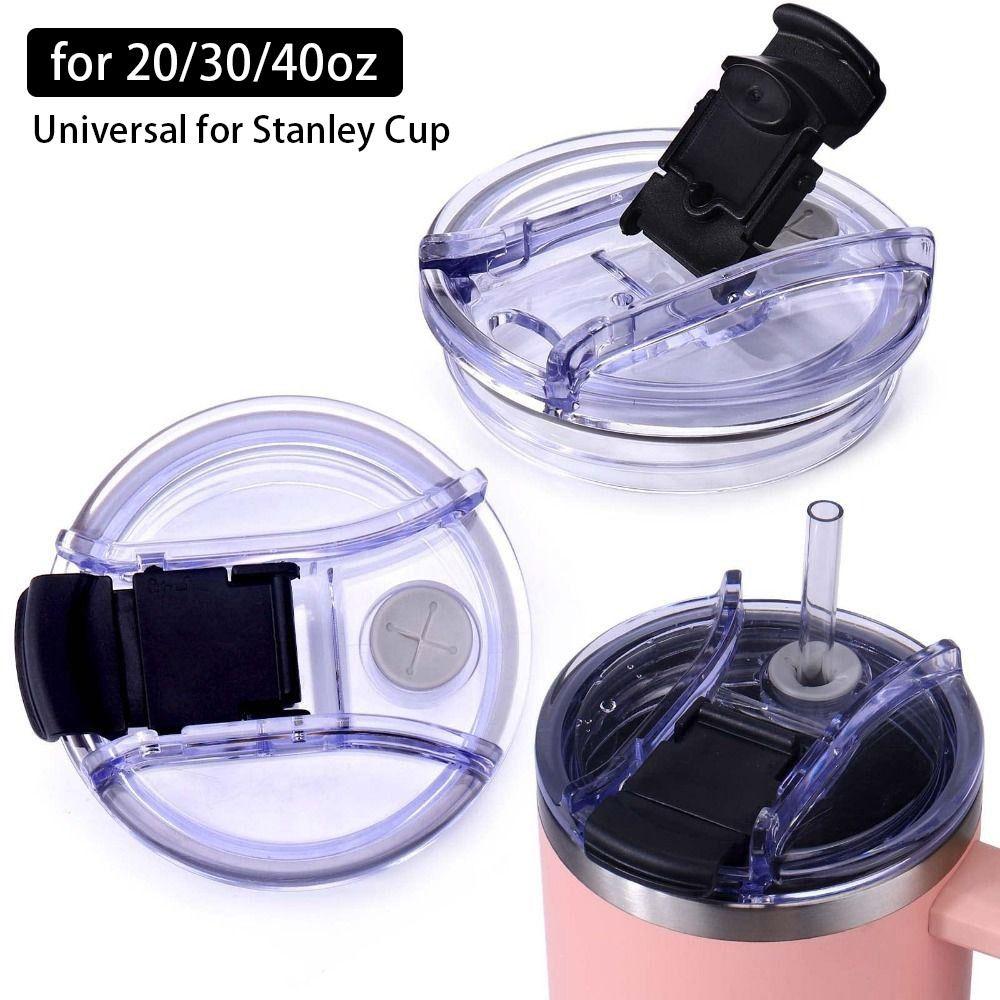 20/30/40oz Sealing Bottle Cover Splash Spill Proof Plain Replacement Lids for Tumbler Cup with Handle Themos Cup Lid