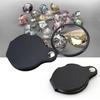 Slim Thin Reading Pocket Magnifying Glass 60mm 6x Loupe Folding Magnifier