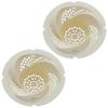 Bathtub Drain Ag+ Hair Stopper, Set of 2, Antibacterial, Easy To Install, Easy To Clean