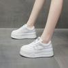Little White Shoes Women's Shoes Versatile Thick Soles 2025 Spring and Summer New Models Increase Height, Small People Show Height, Sports and Leis