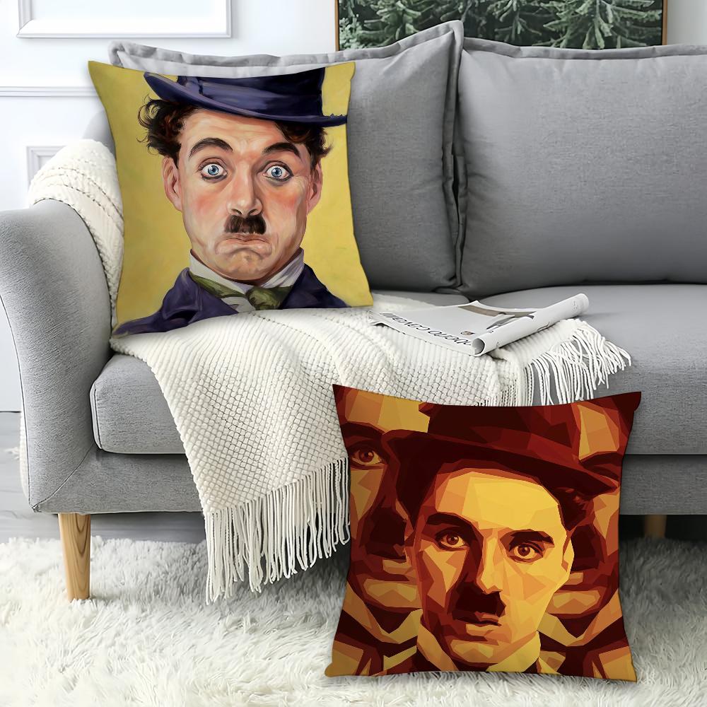 Mime C-Charlie C-Chaplin Pillow Case Office Cushions Suitable For Sofa Car Bedroom Decorative Cushion Cover