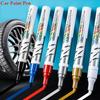 1PC Car Paint Scratches Repair Brush Pen Waterproof Water Paint Marker Pen Car Tire Tread Care Automotive  Black White Red Silver